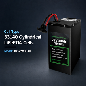 Paquete de Baterías de Fosfato de Hierro y Litio de 72 V y 30 Ah para Motocicletas Eléctricas de Tres Ruedas - Product Image 3