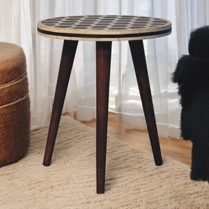 เก้าอี้ไม้จ๊อดปูร์แบบเก๋ไก๋พร้อมงานฝังลาย |   เก้าอี้ไม้ขายส่ง - Product Image 3
