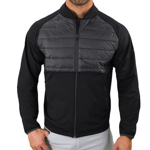 Blousons d'hiver matelassés pour hommes, col montant, en toile, à capuche, imprimés, rembourrés, en polyester, doublure en coton, vente en gros - Product Image 3