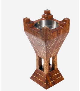 Quemador de Incienso de Estilo Árabe Moderno, Quemador de Incienso de Madera, Mabkhara, Quemador de Incienso de Madera con Forma de Cabaña de Falak World Export - Product Image 4