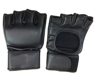 Guantes MMA de cuero de vaca profesional ganador para soporte de muñeca de Velcro impermeables de larga duración mejores guantes de boxeo
