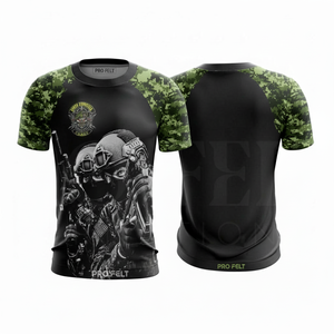 OEM ODM Custom Wholesale Camouflage Short Sleeve Crew Neck Quick Dry <b>Polyester</b> Sublimation Printed Sports Training <b>T</b> <b>Shirt</b> <b>Men</b> - Product Image 2