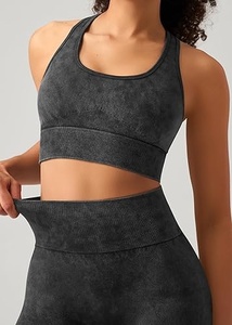 Women gym suit 2 piece sports bra leggings fitness workout outfit - Product Image 2