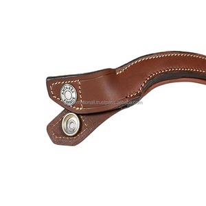 ที่คาดคิ้วหนังแท้สีดำและสีน้ำตาลฮาวาน่าพร้อมด้วยคริสตัลสีสันสดใสสายคาดคิ้วระยิบระยับสำหรับบังเหียน - Product Image 3