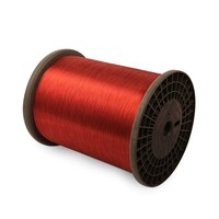 Alambre de Cobre Esmaltado Duradero de Baja y Alta Frecuencia para Techos, Métrico/Imperial, 0.15mm (0.0059 pulgadas), Clase B 130C, Esmalte de PU Liso