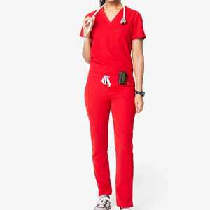 2025 Hot Sale Soft Polyester Hospital Nurse <b>Scrub</b> <b>Set</b> with Needle Detection Seamless Fusing for Unisex Nursing <b>Scrub</b> Uniforms - Product Image 6