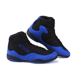 รองเท้าชกมวย ZYDAR SPORTS รุ่น ZS-AI-BS-009 แบบผูกเชือก ดีไซน์ยืดหยุ่น ทนทาน น้ำหนักเบา เหมาะสำหรับการฝึกซ้อม - Product Image 5