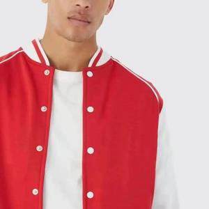 Varsity College Jackets Wholesale Blank Varsity Jackets Custom logo Plain Letterman Varsity Jacket for <b>Men</b> 2026 - Product Image 2