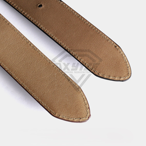 Custom Manufacturer Genuine Leather <b>Belt</b> Men Wholesale Classic Light Brown <b>Waist</b> Strap Premium <b>Tan</b> Cowhide Dress <b>Belts</b> Bulk - Product Image 6