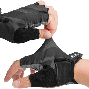 Guantes de ciclismo con diseño personalizado, manoplas acolchadas de GEL para dedo corto, para ciclismo de carretera al aire libre - Product Image 3