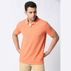 Pull tricoté personnalisé avec logo, 95 % viscose, 5 % polyamide, style streetwear, texturé, uni, athlétique, polo de sport, séchage rapide, vêtements pour hommes - Product Image 3