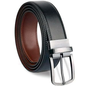 Cinturón de Cuero Vacuno Genuino para Hombre, Estilo 2026, Reversible, Hebilla de Aleación, Logotipo Personalizado, Multifuncional, Transpirable - Product Image 5