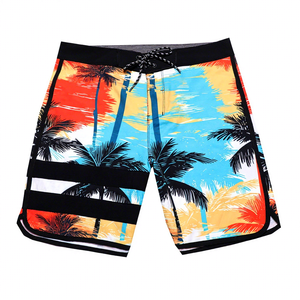 Hot Selling <b>Men</b> Beach Wear <b>Trunks</b> Featherlight Stretch Eco-Friendly Quick Dry Drawstring Closure <b>for</b> Island Strolls <b>for</b> Pools - Product Image 3
