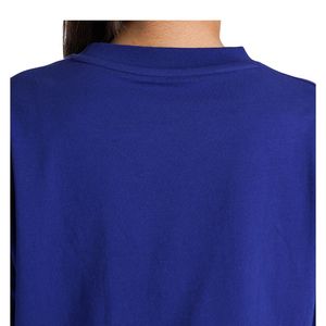 Camiseta Azul Oversize para Mujer, Corte Holgado, Manga Corta, Cuello Redondo, Top Informal para Gimnasio, Fitness, Yoga, Running, Ropa Deportiva Cómoda - Product Image 5