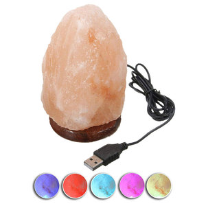 Lampe de sel de l'Himalaya naturelle Whisper Salt, mini lampe de sel sculptée, de haute qualité, au toucher réel, à la lumière chaude relaxante, décoration d'intérieur - Product Image 1