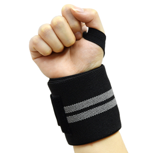 ผ้าพันข้อมือคุณภาพสูง ระบายอากาศได้ดี ผลิตจากผ้าฝ้าย ไม่ลื่น ซุปเปอร์หนา สวมใส่ง่าย เหมาะสำหรับออกกำลังกาย ช่วยพยุงมือ ปรับได้ - Product Image 4