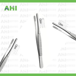 Pinzas de Sutura Manuales AHI, Rectas, de Acero Inoxidable, Certificación CE Clase I, Instrumento Quirúrgico, Uso en UCI, Modelo de Calidad Premium - Product Image 3