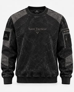 Sweat-shirts zippés pour hommes, coupe oversize, 100% coton, col rond, broderie appliquée, confortables pour l'hiver, style décontracté, prix de gros, effet délavé - Product Image 5