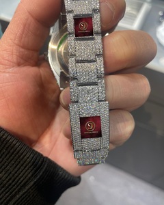 นาฬิกาข้อมือเพชรหรูหรา Shreeji Jewels สแตนเลสสตีล 40 มม. ระบบอนาล็อก กลไกอัตโนมัติ แฟชั่นสำหรับทุกเพศ พร้อม GPS นาฬิกาปลุก ระบบวันที่อัตโนมัติ กันน้ำ 3BAR คุณภาพสูง - Product Image 2