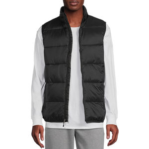 Chaleco Acolchado Ligero para Hombre, 100% Poliéster, Cortavientos de Invierno, Prenda Exterior Informal, Sin Mangas, con Logotipo Frontal - Product Image 4