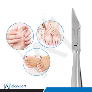 Cortacutículas Accuram, Cortador de Uñas de Acero Inoxidable con Mandíbula Afilada, para Uñas Gruesas, Herramienta de Podología para Manicura y Pedicura, Uso en Salón - Product Image 6