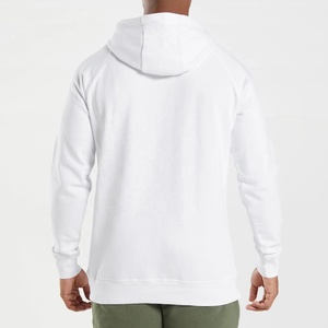 Men's Fleece Solid Plain Breathable Quick Dry Winter Front Custom Screen Printing Logo <b>Hoodie</b> for Gym <b>Workout</b> Running - Product Image 2