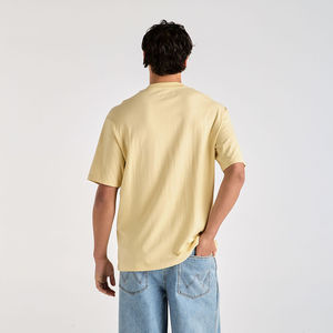 Camiseta Corta de Poliéster y Algodón de Alta Calidad al por Mayor para Hombre y Mujer, Corte Cuadrado, Oversize, con Logotipo Personalizado - Product Image 2