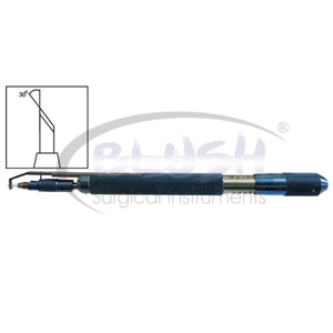 Micrómetro manual para queratotomía radial, cuchillo de diamante de acero 30, instrumento ajustable para incisión corneal en cirugía oftálmica RK, color rubor. - Product Image 4