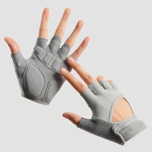 Guantes de Levantamiento de Pesas de Material PU al por Mayor de Fábrica, Agarre Fuerte, Soporte para Muñeca, Entrenamiento de Gimnasio para Hombres y Mujeres, Culturismo - Product Image 2