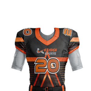 Premium American Football Teamwear Uniform Custom Logo Color 100% Polyester Moisture Wicking Sportswear Factory Pakistan - Product Image 3