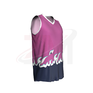 Camiseta de Baloncesto Sublimada Personalizada, Cuello en V, Sin Mangas, Unisex, Secado Rápido, 100% Poliéster, Ropa Deportiva para Entrenamiento y Partidos - Product Image 4