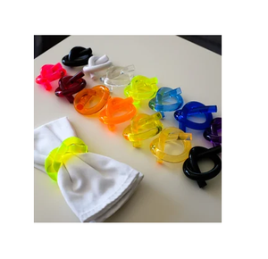 Anillo de Servilleta de Resina Personalizado Hecho a Mano al 100%, Diseño Moderno con Brillo Dorado, Calidad Estándar, Venta al Por Mayor - Product Image 4