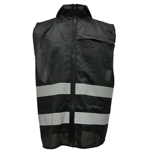 Chaleco de Seguridad Reflectante de Alta Visibilidad ANSI Clase 2, Impermeable, de Poliéster, con Capucha, Logotipo y Múltiples Bolsillos |   Ropa de Trabajo para Exteriores ZOHAN - Product Image 1