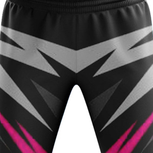 Men's Black Pink Gray Sublimation Printed Sporty Sweatpants Elastic Waist Quick Dry Lightweight Summer Wear - Product Image 6