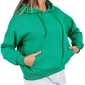 Service personnalisé OEM, sweat-shirt pour femme de qualité supérieure, 100% coton, vêtements décontractés d'hiver, manches longues et à capuche, sweat-shirts pour femme - Product Image 1