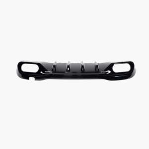 Diffuseur arrière ABS noir style AMG à quatre sorties avec support pour Mercedes Benz Classe <span class=keywords><strong>C</strong></span> C43 W206 2021 et plus - Product Image 4