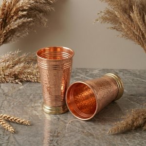 Vasos de cobre martillado ecológicos para camping, vasos de cobre para bar, vasos de cobre martillado ecológicos para el hogar - Product Image 5