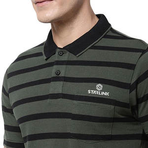 Chemises polo pour hommes de qualité supérieure à prix abordable, chemises polo à contraste de couleur, fabriquées avec les meilleurs matériaux en gros - Product Image 6