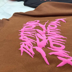 Sweat à capuche pour homme en coton d'hiver avec impression de logo et design personnalisés, vêtement décontracté à fermeture éclair, manches longues et capuche - Product Image 4