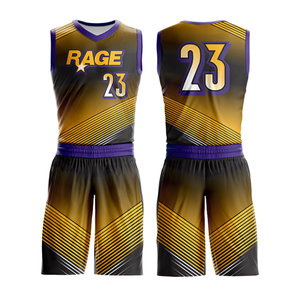 Uniformes de Baloncesto Profesionales, Conjunto de Camiseta de Baloncesto Sublimada, Transpirable, que Absorbe la Humedad, Uniformes Deportivos para Entrenamiento en Equipo - Product Image 5