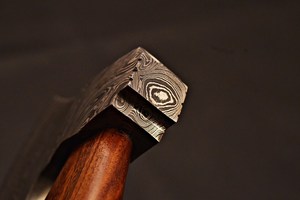 Damascus Steel Bearded Viking <b>Axe</b> New Design Rosewood Handle Outdoor Hunting Camping <b>Axe</b> OEM ODM OBM Custom Best Price Wholesale - Product Image 2