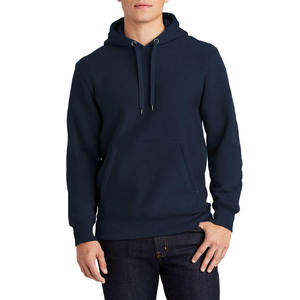 Sudadera de forro polar de manga larga para invierno con capucha y logotipo personalizado, sudaderas de forro polar de corte regular para hombre - Product Image 6