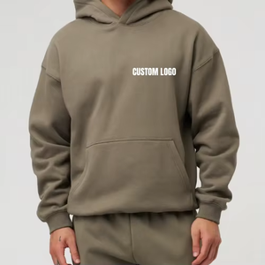 Sudadera con Capucha Unisex de Algodón de Alta Calidad con Estampado 3D de Espuma, Diseño de Logotipo Personalizado, Sudadera con Capucha Extra Grande para Hombre - Product Image 1