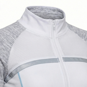 Ensemble de survêtement de sport personnalisé avec logo imprimé, coupe ajustée, en polyester, pour la gym et le jogging, service OEM, respirant et à séchage rapide - Product Image 6