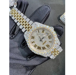 นาฬิกาเพชรโมอิสซาไนต์สุดหรูสำหรับสวมใส่ทุกวัน งานปาร์ตี้ และโอกาสพิเศษ จำหน่ายราคาโรงงาน - Product Image 1