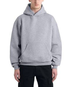 100% coton hiver Plus Active à capuche haute qualité 300gsm polaire Logo personnalisé mélangé brodé pull à capuche pour hommes - Product Image 1