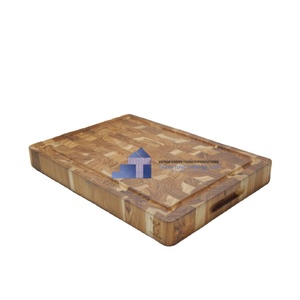 Planches à découper en bois de teck durables les plus vendues blocs à découper en teck pour ustensiles de cuisine en gros du Vietnam - Product Image 1