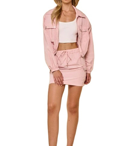 High Quality Custom Logo <b>Women</b> <b>Shorts</b> Set Autumn <b>Knee</b> <b>Length</b> Windbreaker <b>Shorts</b> Set Eco-Friendly Lightweight <b>Shorts</b> Set 2027 - Product Image 1