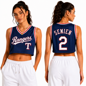 Maillot de basketball court sans manches pour femme, broderie personnalisée du logo de l'équipe, nom et numéro, séchage rapide, en mesh, haut d'entraînement, prix usine, OEM - Product Image 2