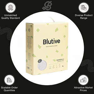 Litière agglomérante pour chat 100% naturelle Bentonite Blutive 6L - Absorption supérieure et longue durée avec parfum de Marseille, très demandée - Product Image 4